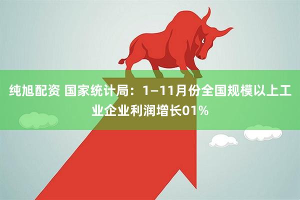 纯旭配资 国家统计局：1—11月份全国规模以上工业企业利润增长01%