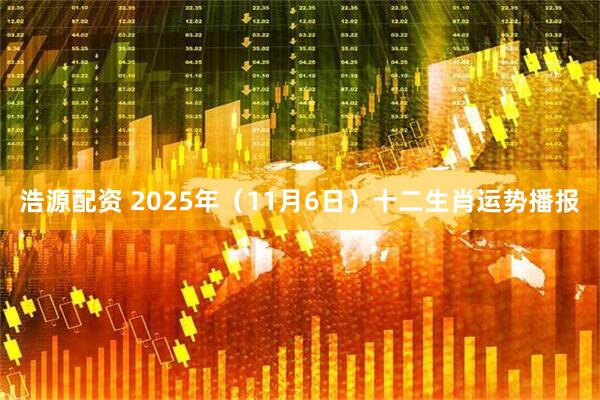 浩源配资 2025年（11月6日）十二生肖运势播报